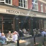 Outside seating area at Heddon Street Kitchen
